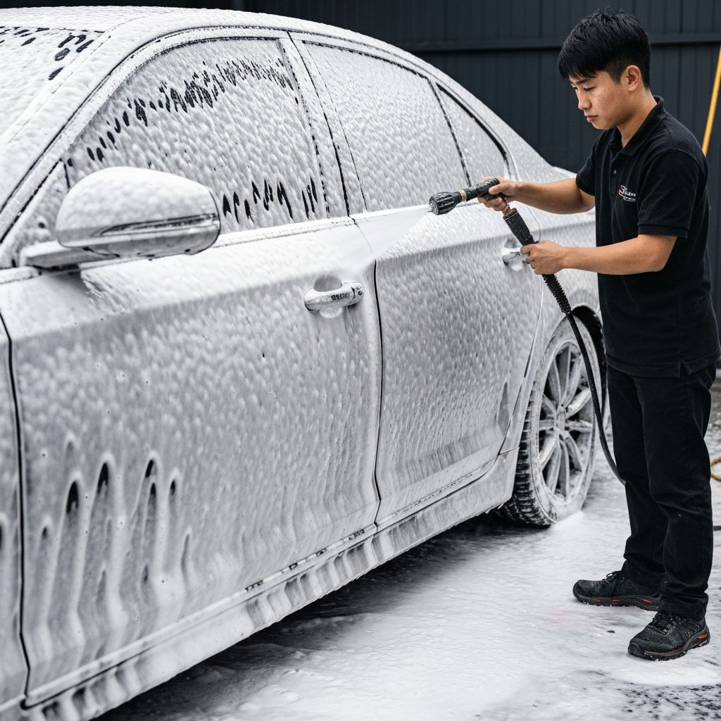 Exterior foam wash